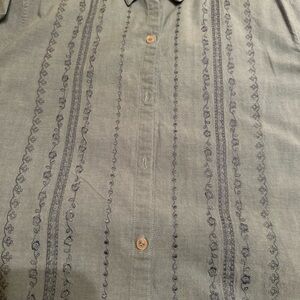 Women’s light blue Embroidered shirt